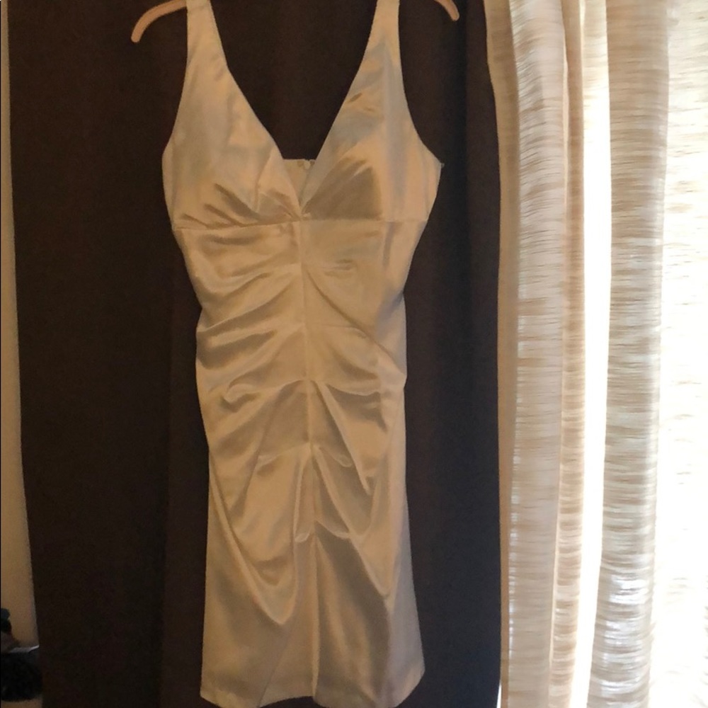 David’s Bridal Little White Dress